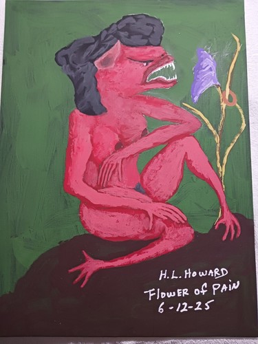 Female alien space portrait - female,